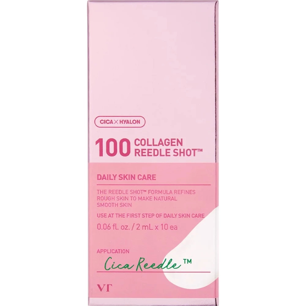 Reducere 30% - VT COSMETICS 100 Collagen Reedle Shot, 10 x 2 ml 1 VT COSMETICS 100 Collagen Reedle Shot