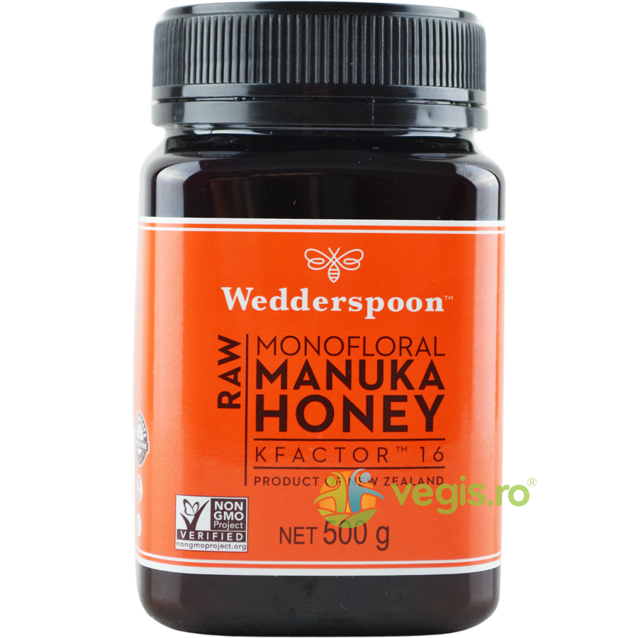 Reducere 12% - Miere De Manuka KFactor 16 RAW 100% Naturala 500g 1 Miere De Manuka KFactor 16 RAW 100% Naturala 500g