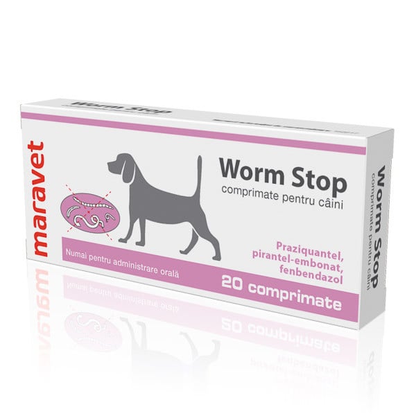 Reducere 25% – Worm Stop, 20 tablete 1 Worm Stop
