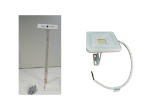Pachet Brat Montaj Perete 45cm Proiector + Proiector LED 30W Alb Lumina Neutra