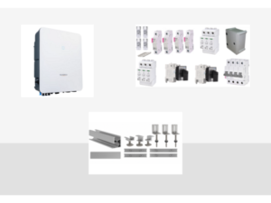 Sistem fotovoltaic trifazat complet 5 kW pentru acoperis tabla – Pachet materiale