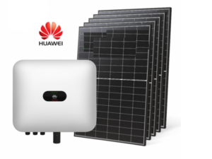 Pachet sistem fotovoltaic hibrid invertor monofazat 5kW IP65 si 10 panouri monocristaline 495W