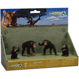Reducere 40% - Figurina Familia Cimpanzeilor Collecta 1 Figurina Familia Cimpanzeilor Collecta