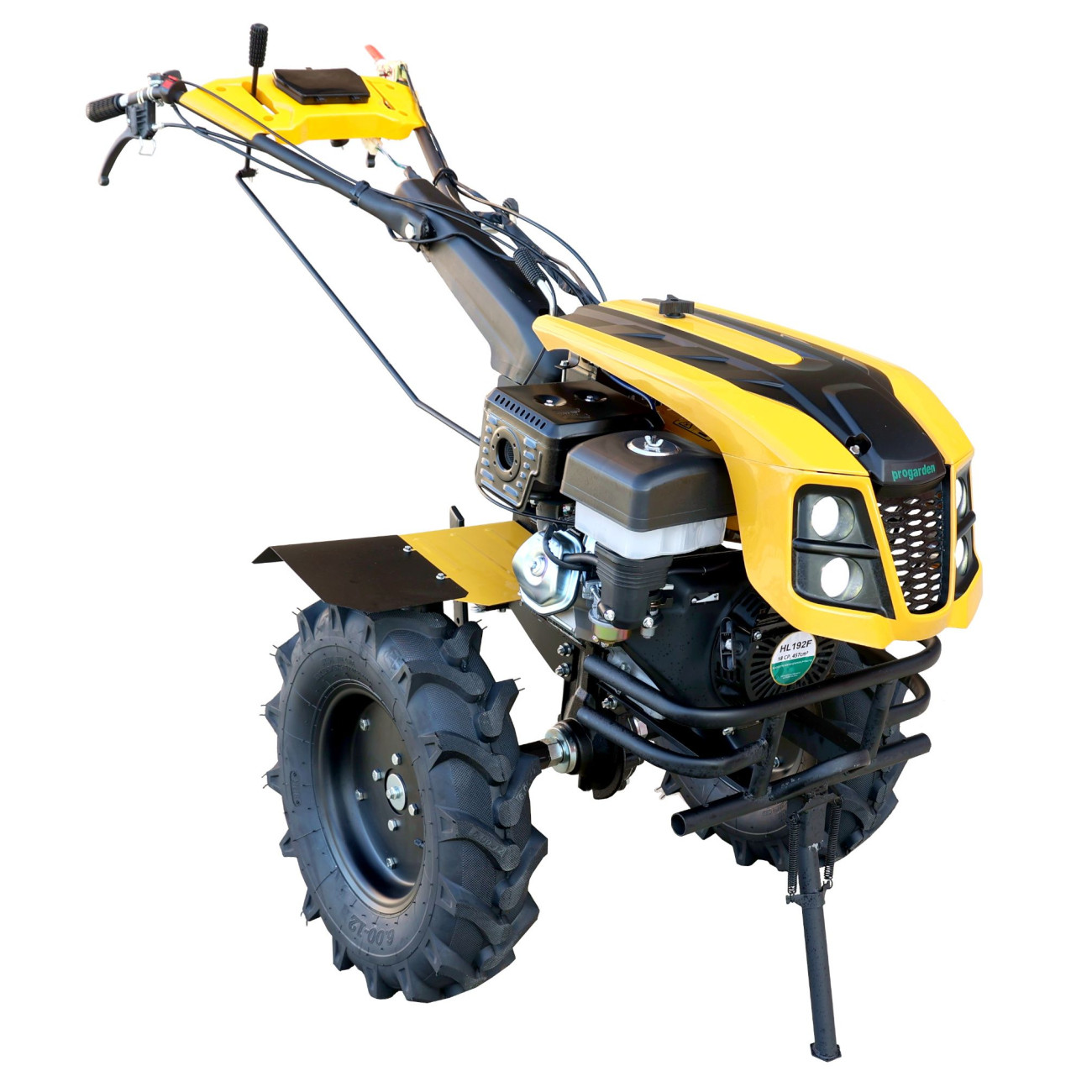 Reducere 20% – Motocultor ProGARDEN Campo 1873V2 Alpine, 18CP, 2+1 trepte, 3+1+1 freze, roti 6.00-12, benzina, EU V, pornire electrica, 2 prize putere 1 Motocultor ProGARDEN Campo 1873V2 Alpine