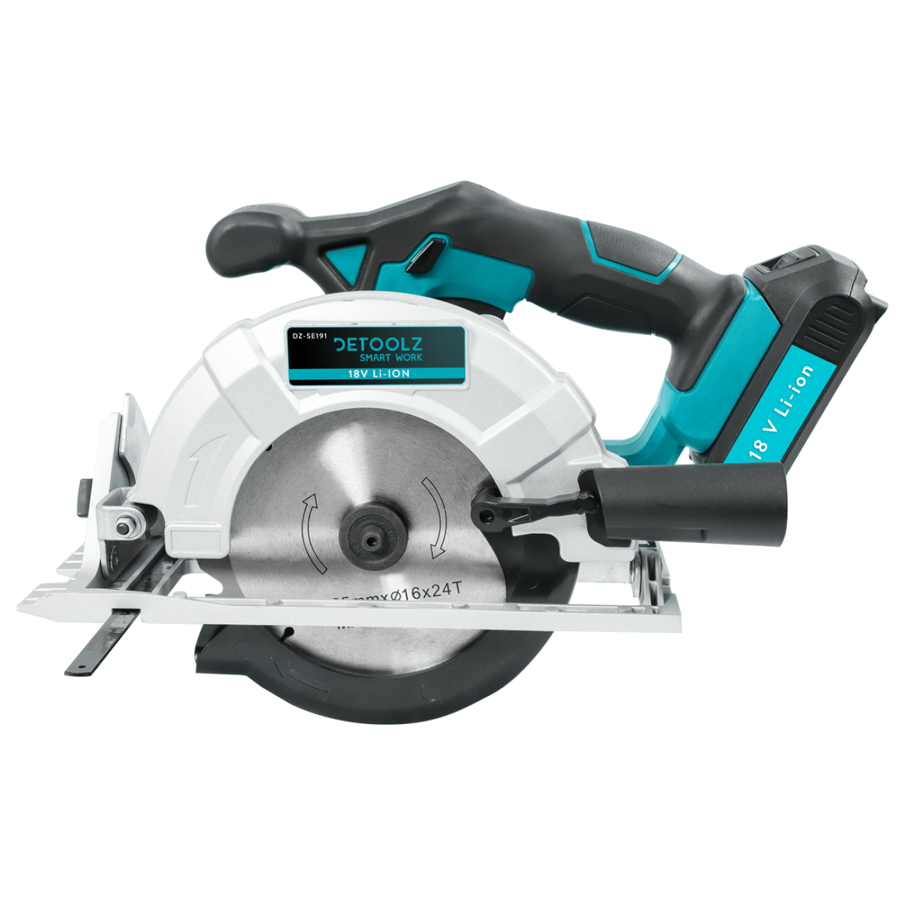 Reducere 20% - Fierastrau circular DZ-SE191, Ø165mm 18V fara perii, inclus acumulator si incarcator 1 Fierastrau circular DZ-SE191