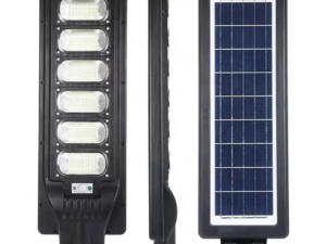 Lampa solara stradala LED JORTAN de 300W IP65 6000k cu senzor si telecomanda 6 CASETE