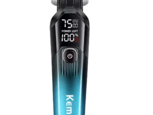 Aparat de tuns Profesional Kemei KM 1358 de 7500 RPM display LED acumulator 1200mAh  USB 4 Piepteni