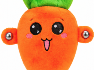 Jucarie Interactiva din Plus MORCOV Fruit Sensing Rhythm Toy Sunete Reactie la Atingere PORTOCALIU