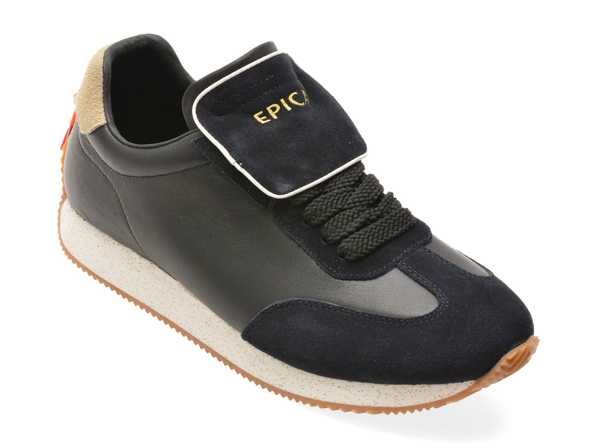 Reducere 78% - Pantofi sport EPICA negri, 59635, din piele naturala 1 Pantofi sport EPICA negri