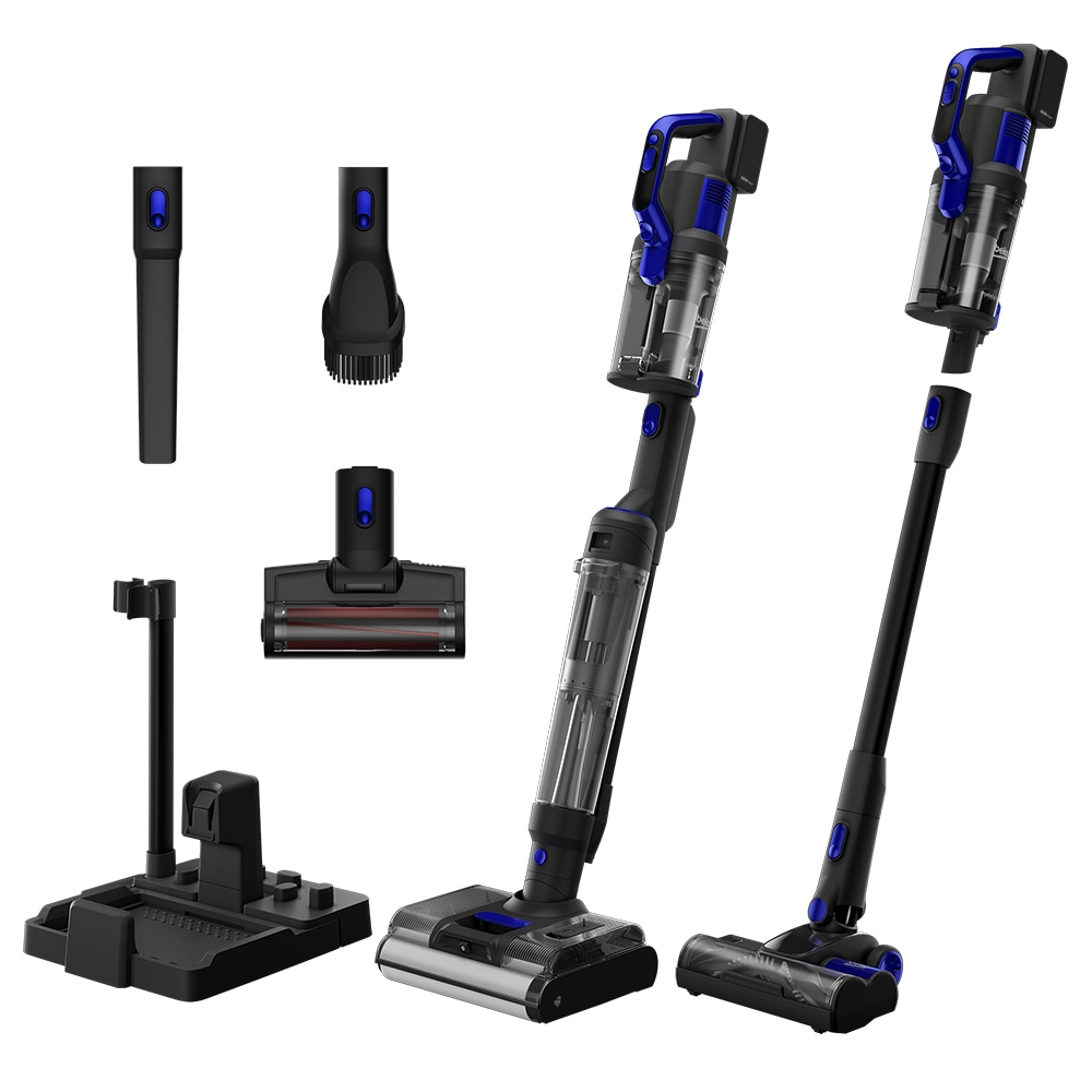 Reducere 50% – Aspirator cu aspirare umeda si uscata BEKO 3in1 WetDry VRW90421VD, 0.4l, 21.6V, autonomie max 60 min, functie auto-curatare, negru-albastru 1 Aspirator cu aspirare umeda si uscata BEKO 3in1 WetDry VRW90421VD