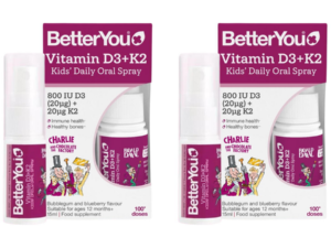 Pachet Vitamina D3+K2 Kids Spray Oral 15ml + 15ml