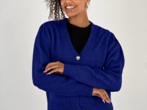 Cardigan cu decolteu in V