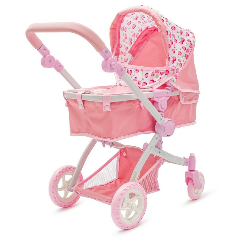 Reducere 46% - Carucior pentru papusi, Baby Mix, 2 in 1, Sophie pink 1 Carucior pentru papusi