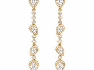 Cercei Seraphine Placati cu Aur 18k