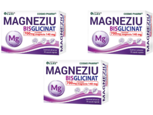 Pachet Magneziu Bisglicinat Concentrat 3x30cps