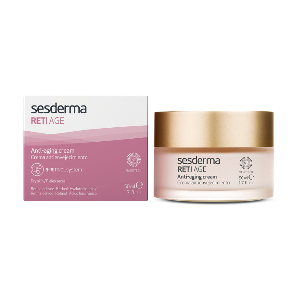 Reducere 50% - Crema de fata anti-imbatranire pentru ten uscat Reti Age, 50 ml, Sesderma 1 Crema de fata anti-imbatranire pentru ten uscat Reti Age