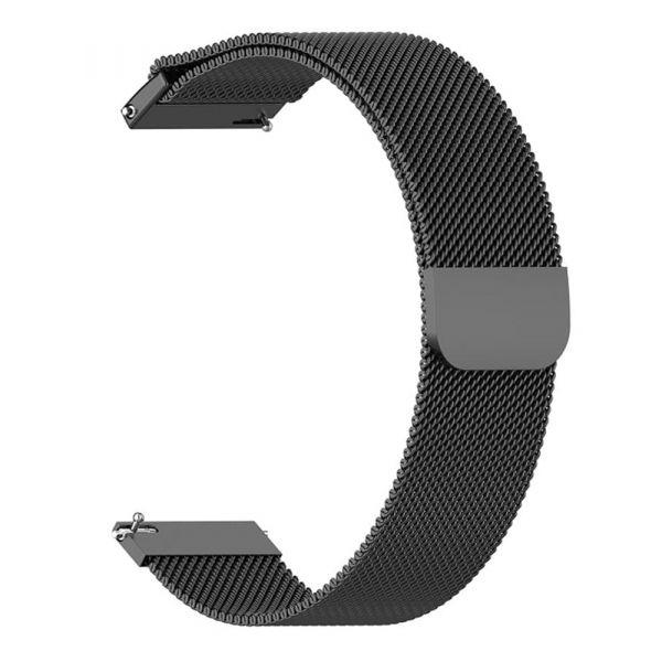 Reducere 52% - Curea Techsuit W009 pentru Huawei Watch / Garmin Watch Series, 18mm, Neagra 1 Curea Techsuit W009 pentru Huawei Watch / Garmin Watch Series