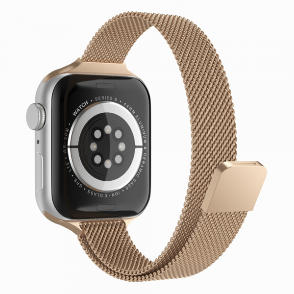 Reducere 32% - Curea Techsuit W034 pentru Apple Watch 49mm / 46mm / 45mm / 44mm / 42mm Series, Aurie 1 Curea Techsuit W034 pentru Apple Watch 49mm / 46mm / 45mm / 44mm / 42mm Series