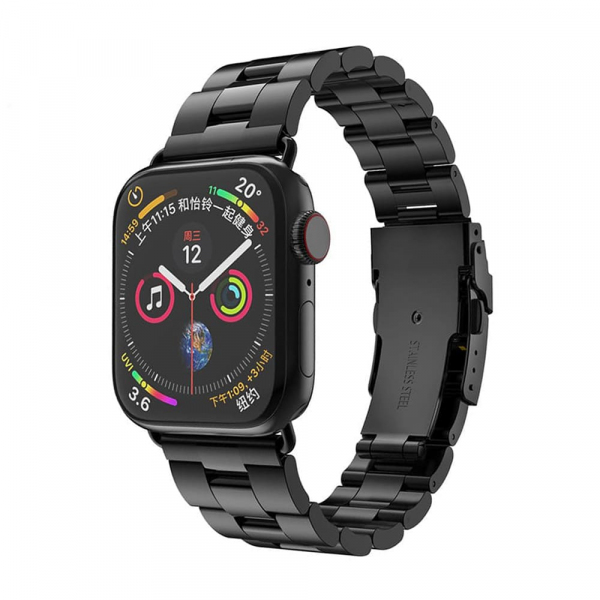 Reducere 27% - Curea Techsuit W036 pentru Apple Watch 42mm / 41mm / 40mm / 38mm Series, Neagra 1 Curea Techsuit W036 pentru Apple Watch 42mm / 41mm / 40mm / 38mm Series