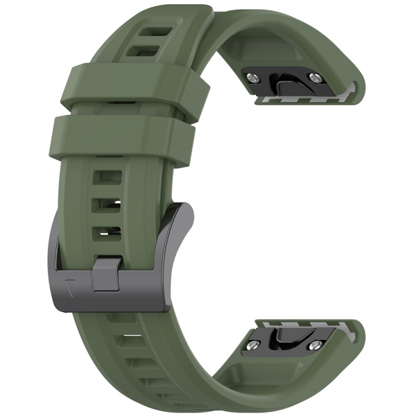 Reducere 20% - Curea Techsuit W060 pentru Garmin Watch Fenix / Forerunner Series, 22mm, Verde Inchis 1 Curea Techsuit W060 pentru Garmin Watch Fenix / Forerunner Series