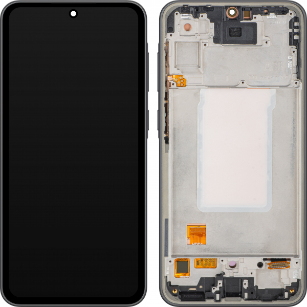 Reducere 22% – Display cu Touchscreen MP compatibil cu Samsung Galaxy A36 A366, cu Rama, Versiune OLED, Negru 1 Display cu Touchscreen MP compatibil cu Samsung Galaxy A36 A366