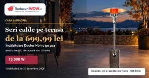 DoctorShield: încălzitoare de terasă Doctor Home de la 699,99 lei