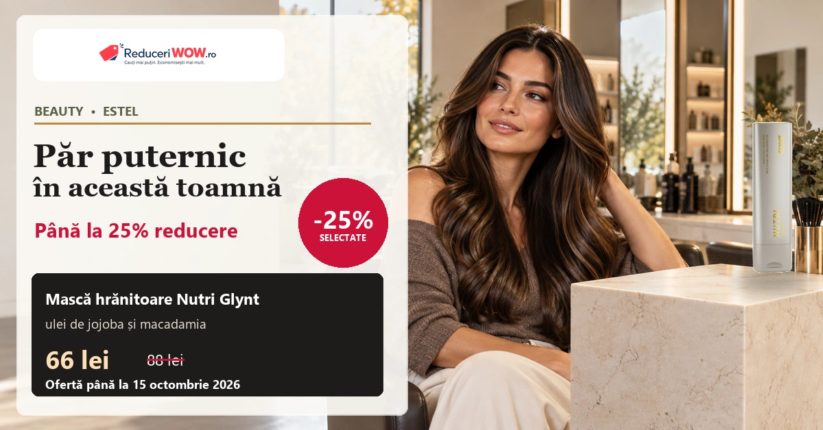 Reduceri Estel pentru păr: până la 25% la tratamente de toamnă