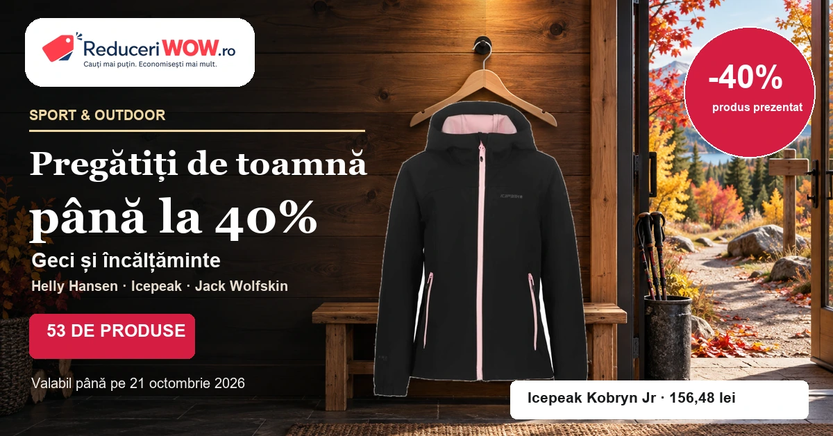 Sport Depot: până la 40% reducere la geci și încălțăminte