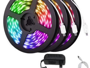 Kit Banda Led Rgb 15 Metri 3x5 Metri cu Telecomanda