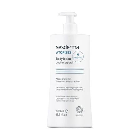 Reducere 50% - Lapte de corp pentru piele atopica Atopises, 400 ml, Sesderma 1 Lapte de corp pentru piele atopica Atopises