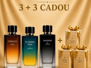 Luxury Trio Scandal King + Shadow + Tobacco + 3 Parfumuri cadou