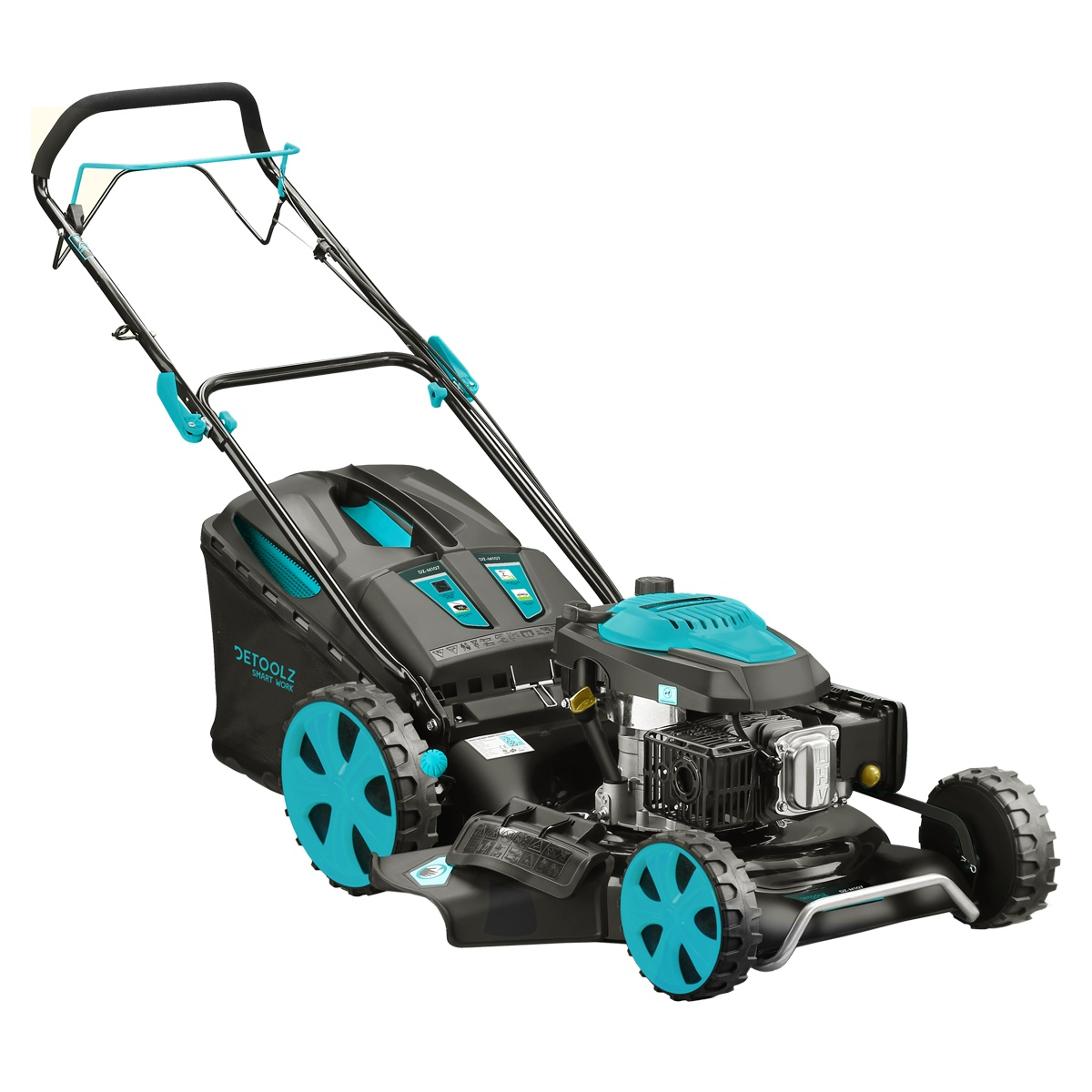 Reducere 15% - Masina de tuns gazon detoolz, 5CP, 196CC, latime de taiere 53cm, colector 70L, propulsie automata 1 Masina de tuns gazon detoolz