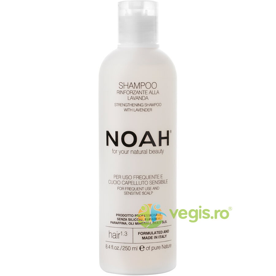 Reducere 17% - Sampon Natural Fortifiant cu Lavanda pentru Uz Frecvent si Scalp Sensibil (1.3) 250ml 1 Sampon Natural Fortifiant cu Lavanda pentru Uz Frecvent si Scalp Sensibil (1.3) 250ml
