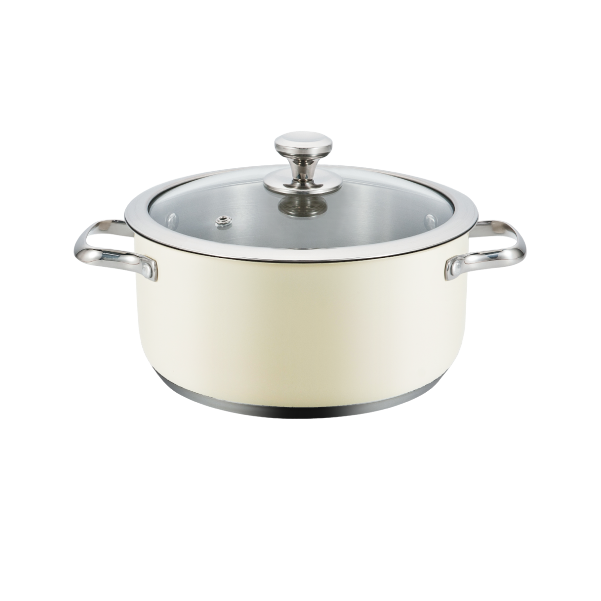 Reducere 20% – Oala HAEGER PASTEL POT 28H, Diametru 28 cm, Inaltime 13,5 cm, Corp din inox lustruit, Capac din sticla, Toate tipurile de plita, Pastel 1 Oala HAEGER PASTEL POT 28H