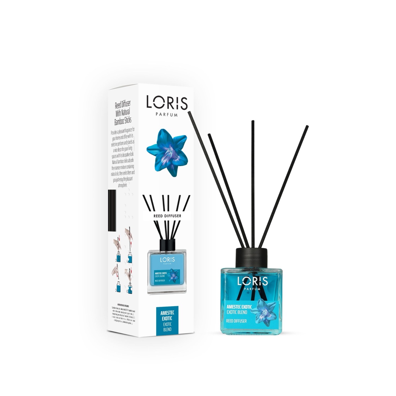 Reducere 43% – Odorizant camera - Loris Amestec Exotic - 100 ml 1 Odorizant camera - Loris Amestec Exotic - 100 ml