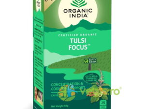 Ceai Tulsi Focus (Amestec Concentrare si Sprijin Cognitiv) Ecologic/Bio 25dz