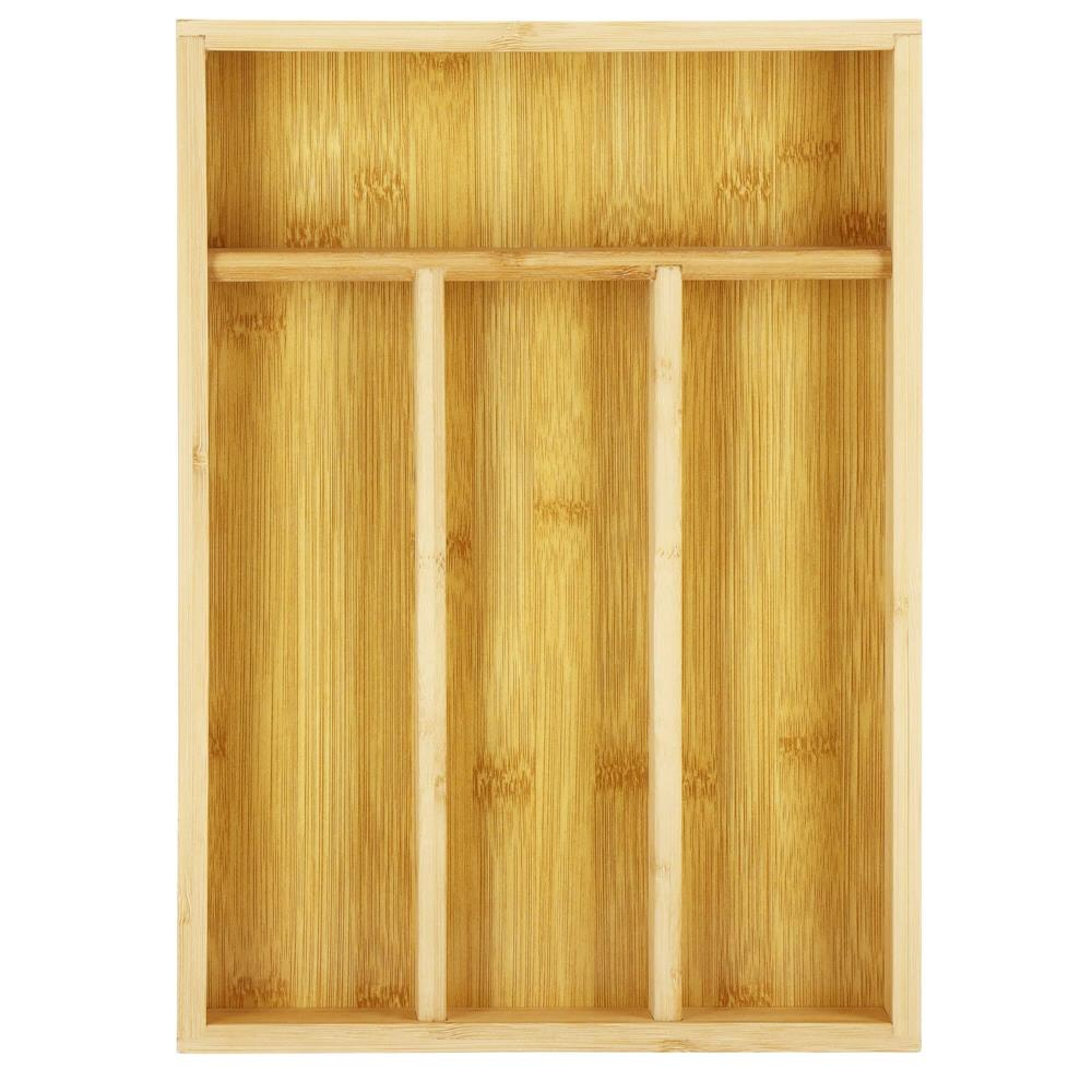 Reducere 20% – Organizator tacamuri si ustensile bucatarie, bambus, 25x34x4.5cm 1 Organizator tacamuri si ustensile bucatarie