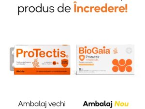 Protectis cu vitamina D3 800 UI portocale