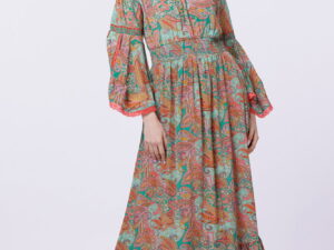 Rochie lunga din matase indiana