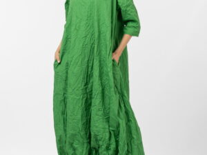 Rochie lunga gogosar din vascoza sifonata