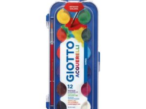 Set 12 x Pastile Acuarela si Pensula Giotto