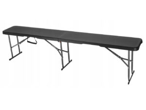 Banca pliabila gradina catering hdpe structura metalica