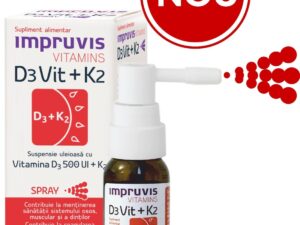Spray cu Vitamina D3 + K2 Impruvis D3Vit
