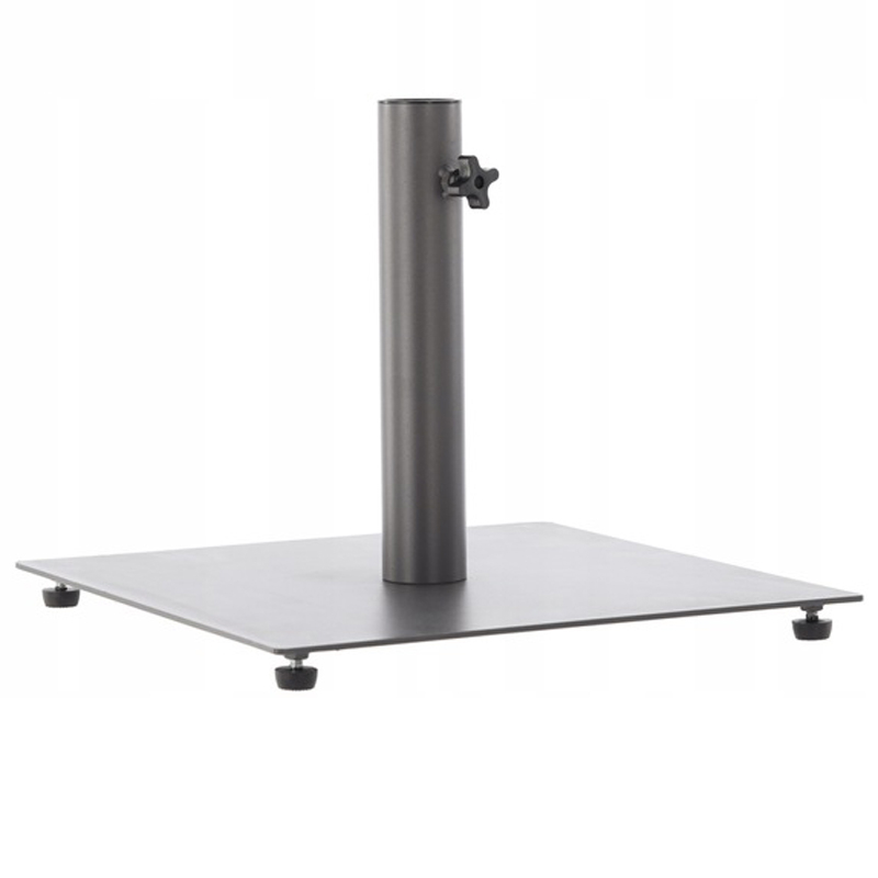 Reducere 20% – Suport baza umbrele gradina otel patrat 40x40 cm, 6 kg, stabilitate, negru 1 Suport baza umbrele gradina otel patrat 40x40 cm