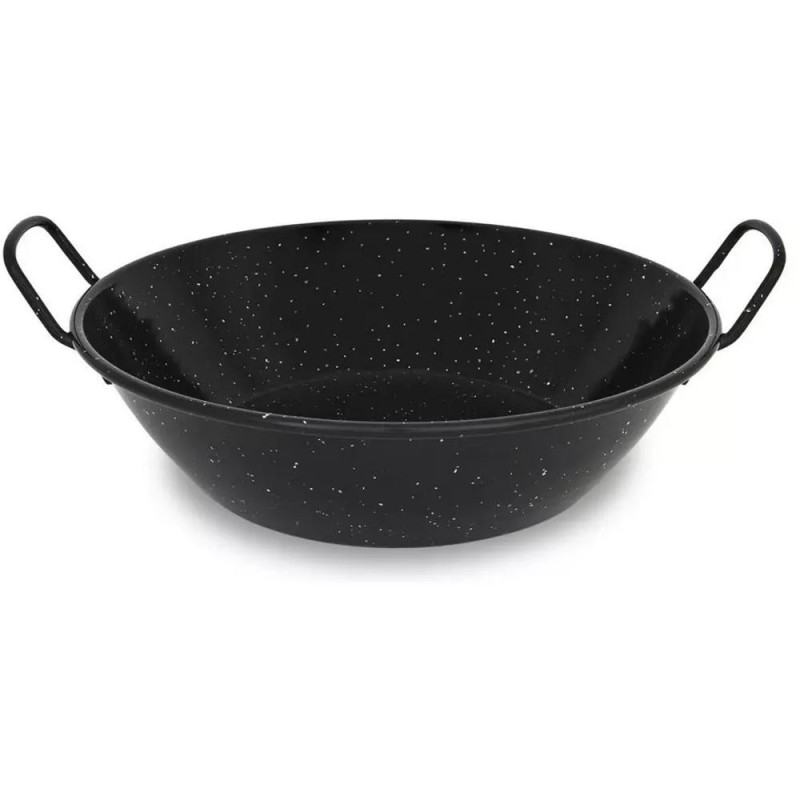 Reducere 14% - Tigaie Adanca din Fonta Emailata, 45 cm, pentru Paella, Perfect Home 1 Tigaie Adanca din Fonta Emailata