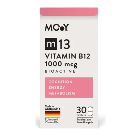 Reducere 30% - Vitamina B12 bioactiva m13, 1000 mcg, 30 tablete, Molecules of Youth 1 Vitamina B12 bioactiva m13