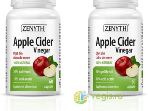 Pachet Apple Cider Vinegar (Otet din Cidru de Mere) 60cps+60cps