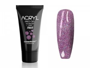 Acryl Pro Gel 2M Hema Free Micro Reflective Glitter Purple - 30g