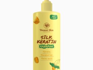 Sampon cu efect de netezire cu keratina 500ml - Present Skin