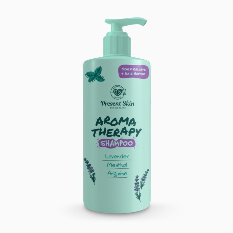 Reducere 25% – Sampon revigorant cu lavanda, mentol si arginina 500ml - Present Skin 1 Sampon revigorant cu lavanda